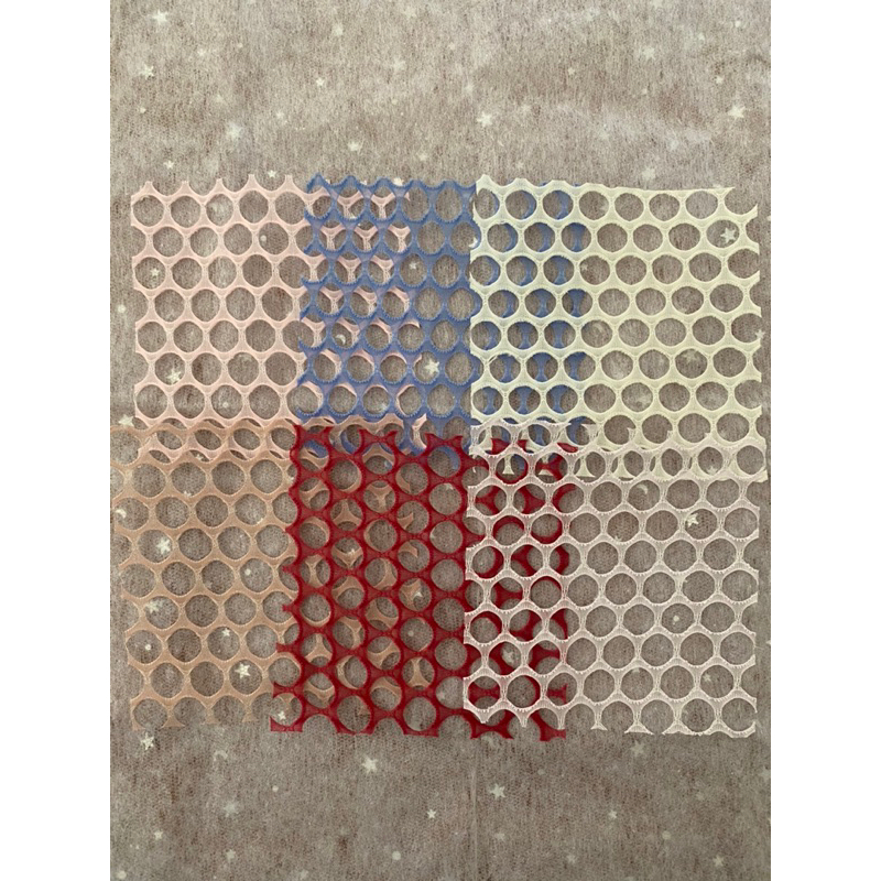 

(MWJ) 1 set isi 6 lembar tile buble paper mesh untuk jurnal /dekorasi jurnal/