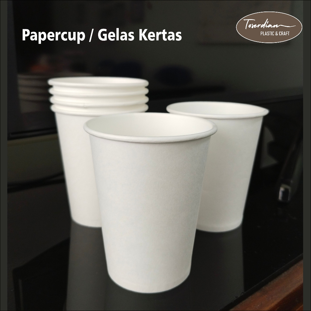 PAPERCUP KOPI / GELAS KERTAS KOPI TEH / GELAS MINUMAN BAHAN KERTAS