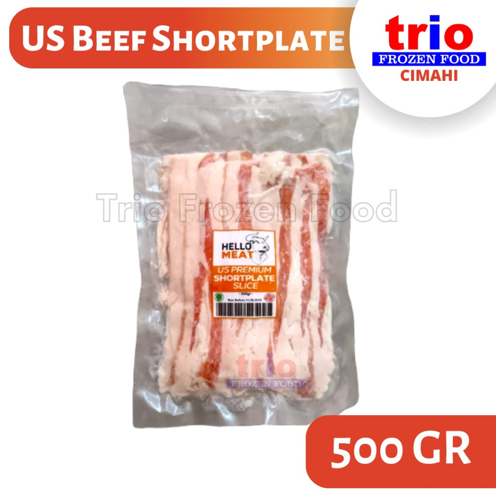 

US SHORTPLATE BEEF SLICE PREMIUM 500GR