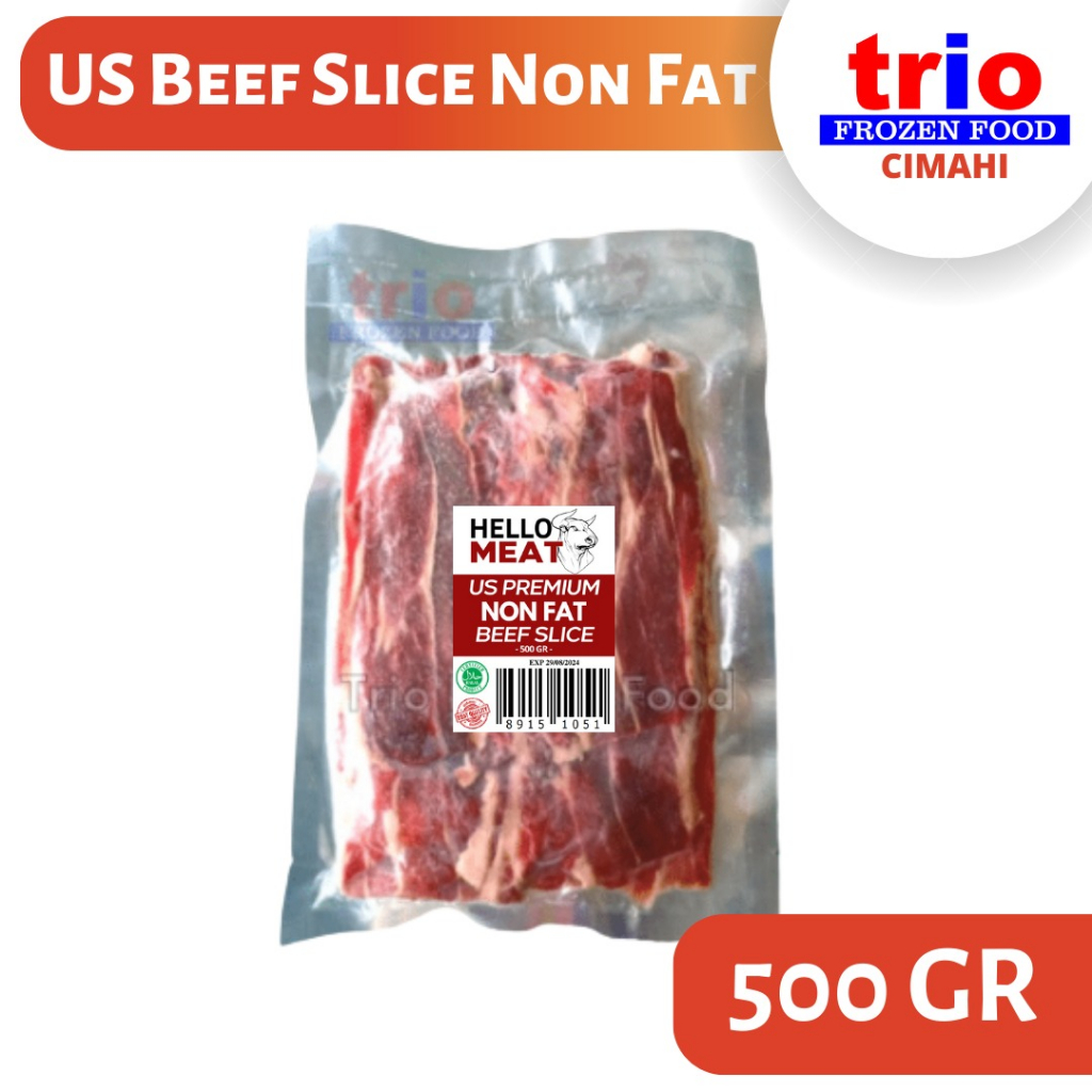 

US BEEF SLICE NON FAT PREMIUM YOSHINOYA 500GR