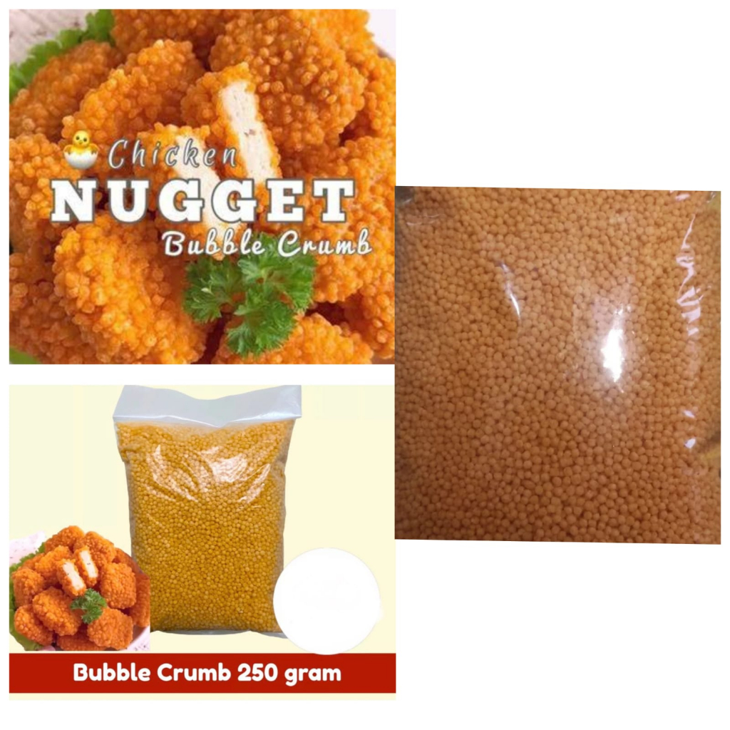 

Bubble Crumb 250 gr - Tepung Bulat Orange