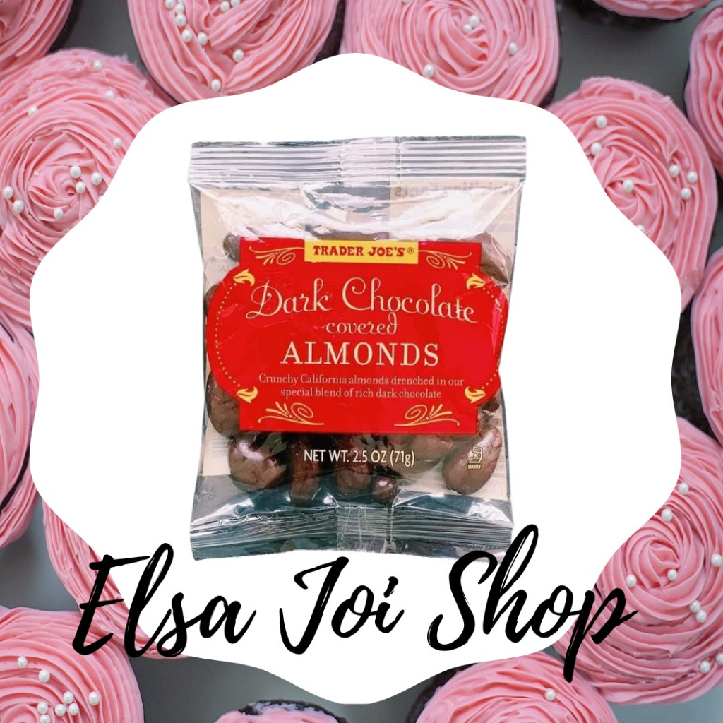 

Trader Joe's Dark Chocolate covered Almonds - 71 Gr