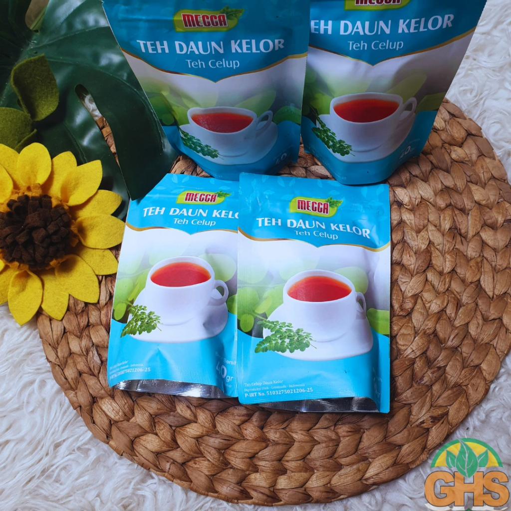 

TERLARISS ! TEH CELUP DAUN KELOR MECCA ISI 20pcs 40gr