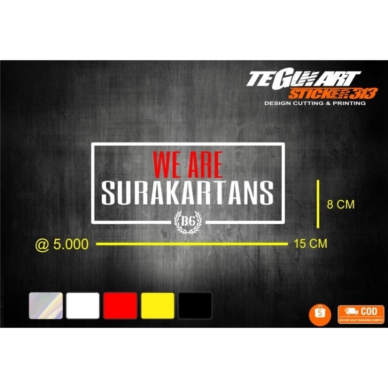 STICKER SURAKARTANS 1923