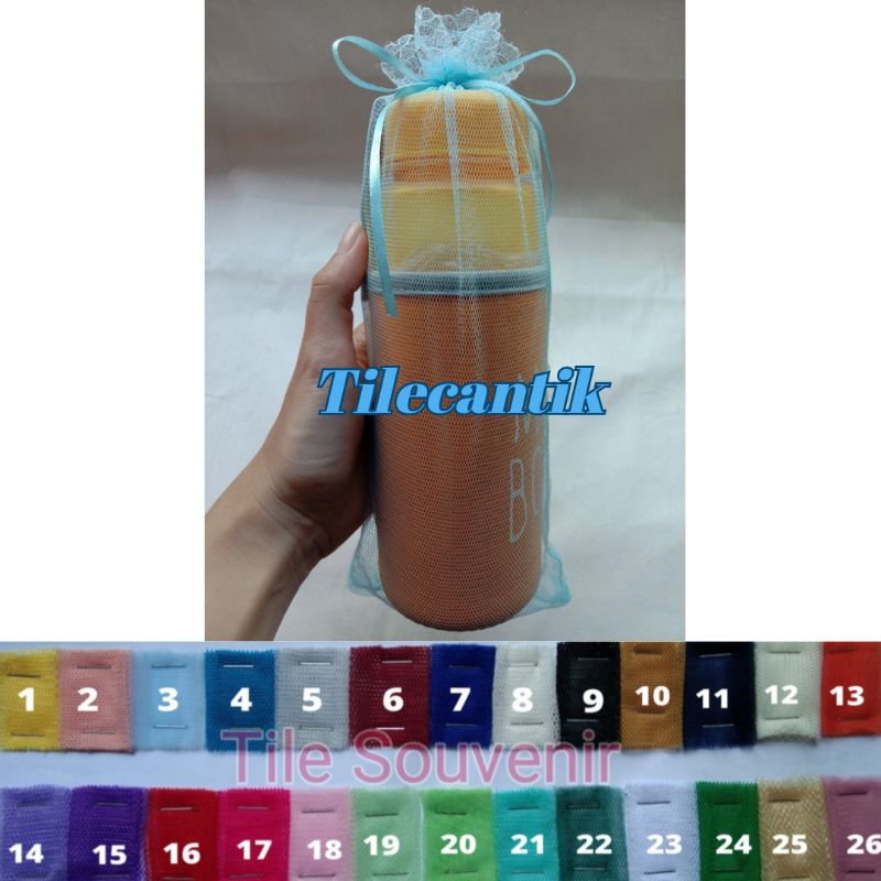 Tile Botol / bungkus tile/ bungkus souvenir/ kemasan tile/ kemasan souvenir/ tilecantik
