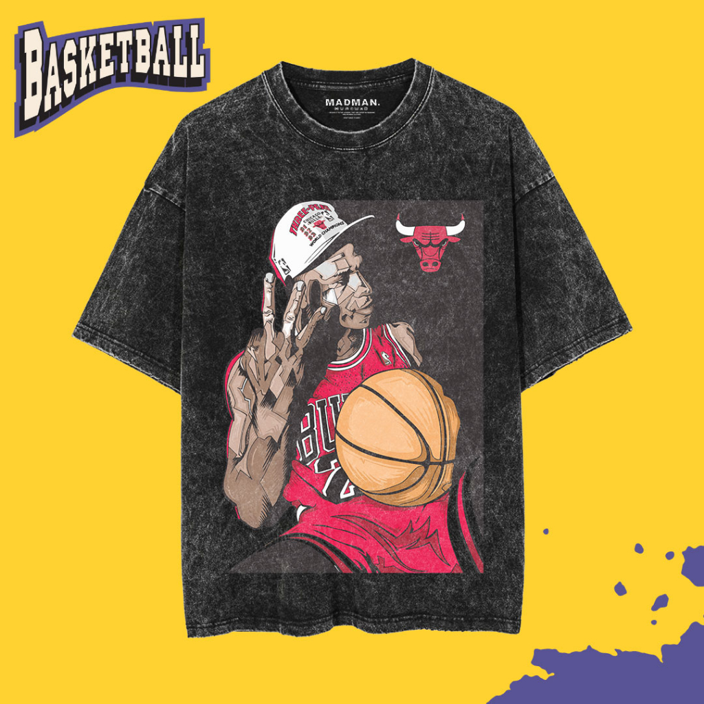 MADMAN Kaos Oversize Washed  MICHAEL JORDAN | WO 33
