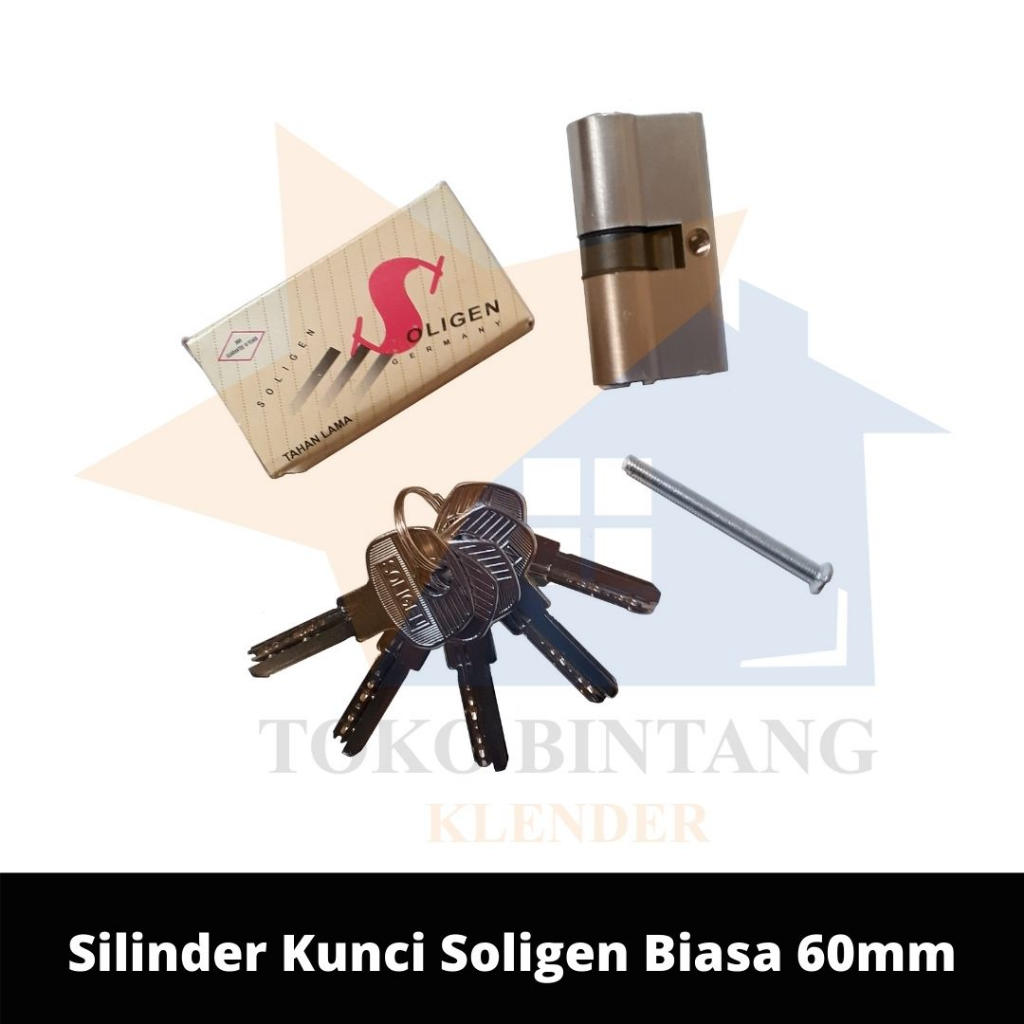 Silinder Kunci Soligen Biasa 60mm