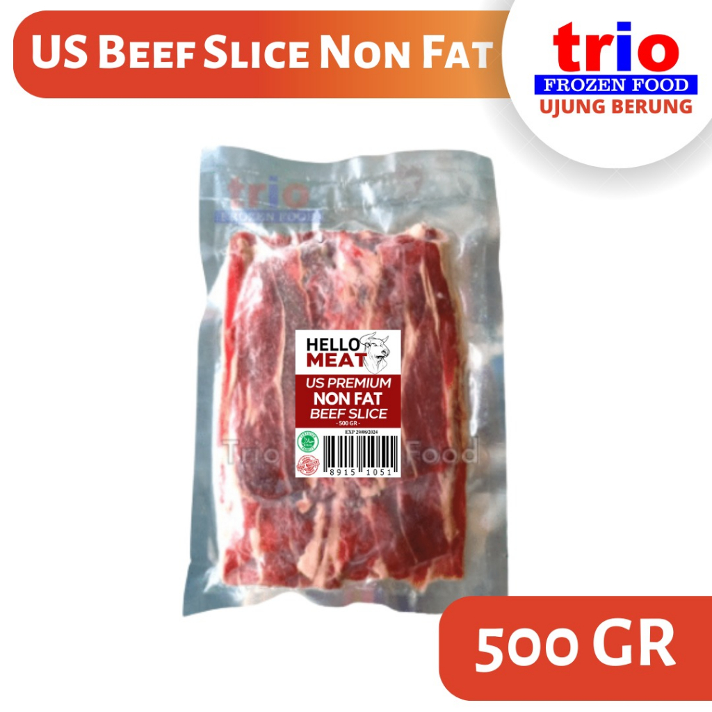 

US BEEF SLICE NON FAT PREMIUM YOSHINOYA 500GR