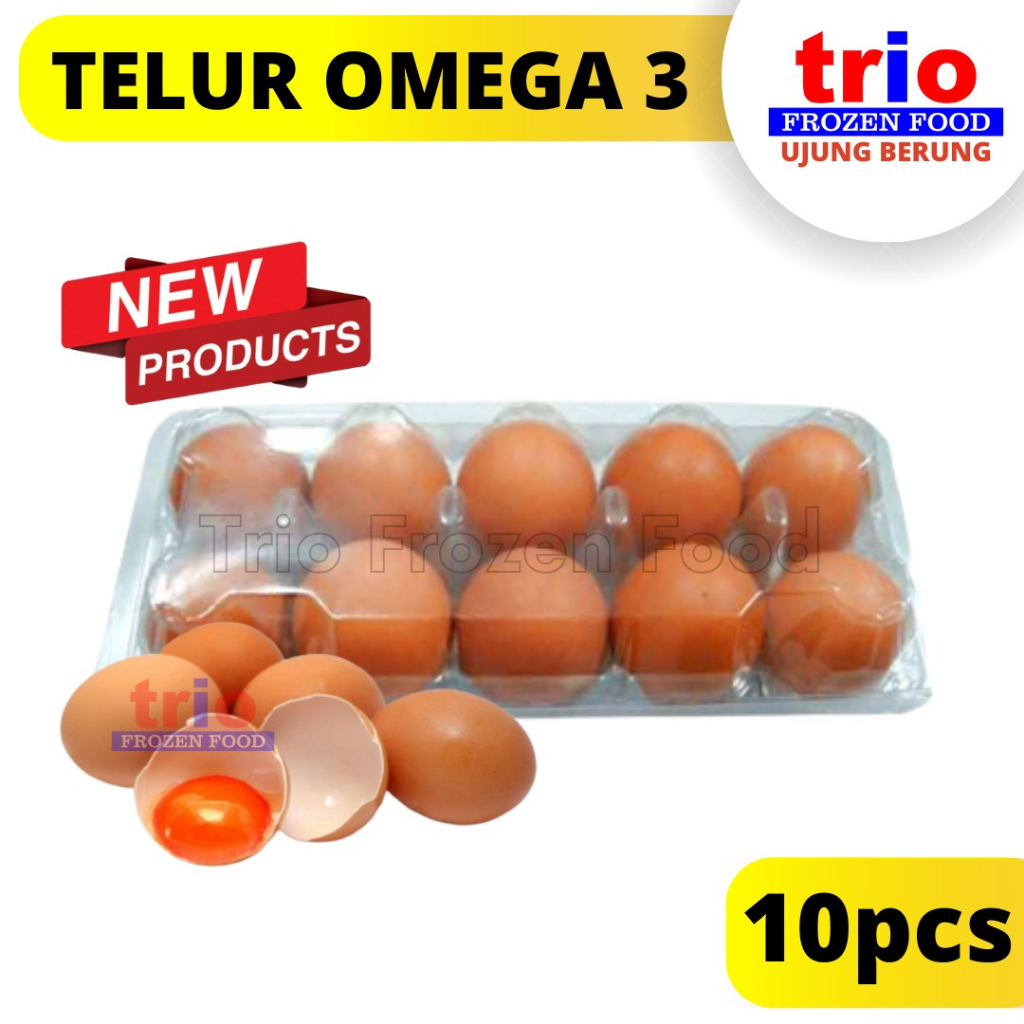 

Telur Ayam Omega 3 isi 10pcs