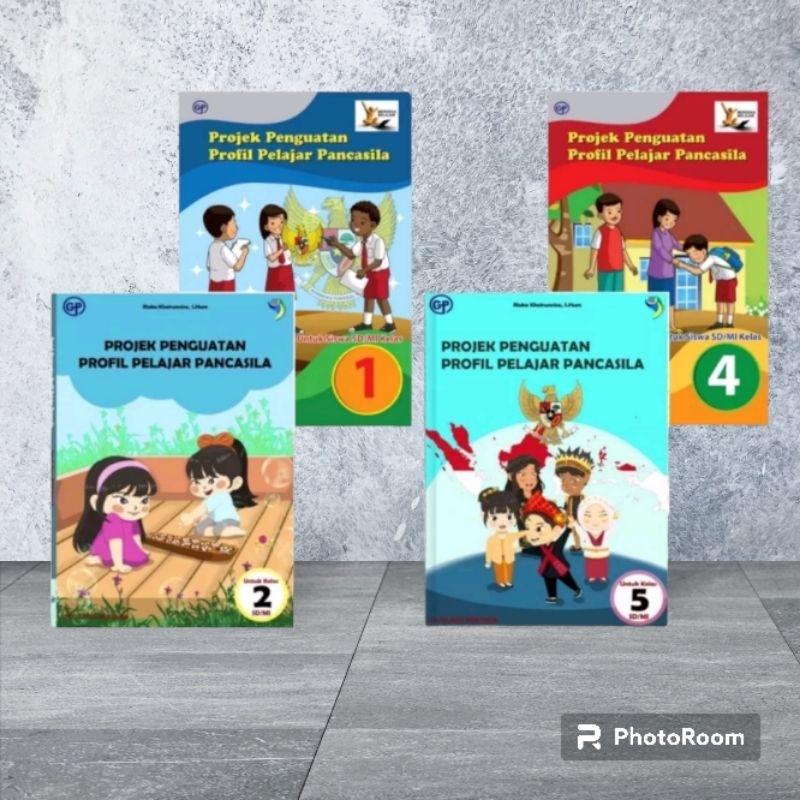 buku P5 kurikulum merdeka kelas 1 2 4 5