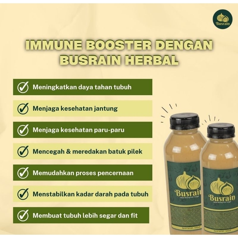 Busrain Herbal Bawang Putih Tunggal