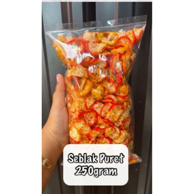 

Krupuk Seblak Puret 250gr