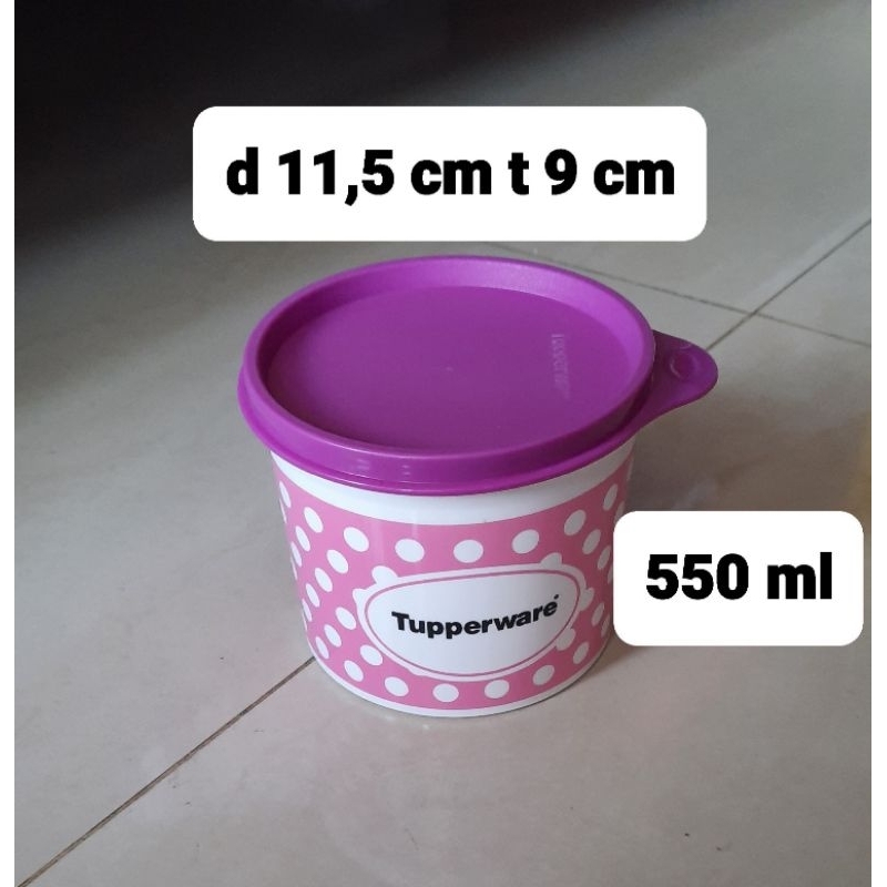 compack canister 550 ml , summer go round 530 ml tupperware