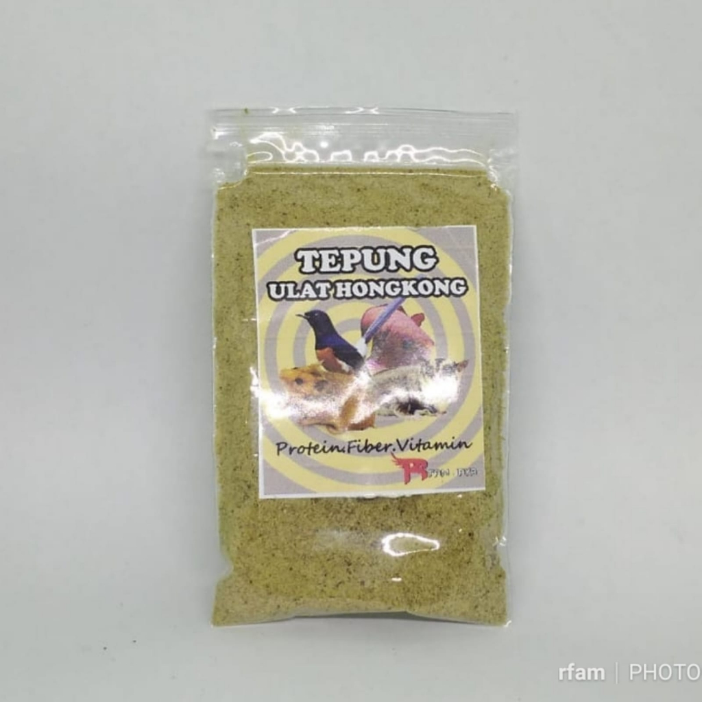 TEPUNG ULAT HONGKONG 20GR PAKAN BURUNG KACER MURAI JALAK BALI PLECI B