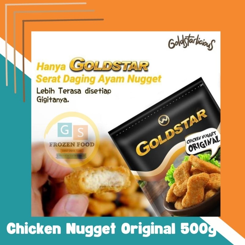 

Goldstar chicken nugget original 500gr