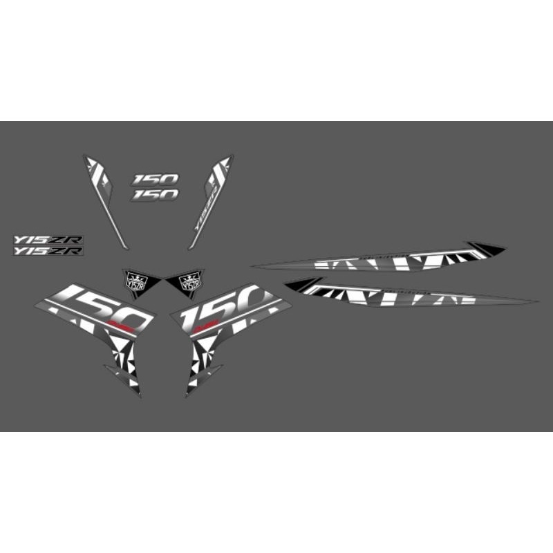 STRIPING STICKER TRANSPARAN Y15ZR 150 CULTURAL