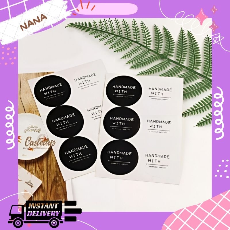 

Sticker handmade| thanks you harga 1 lembar