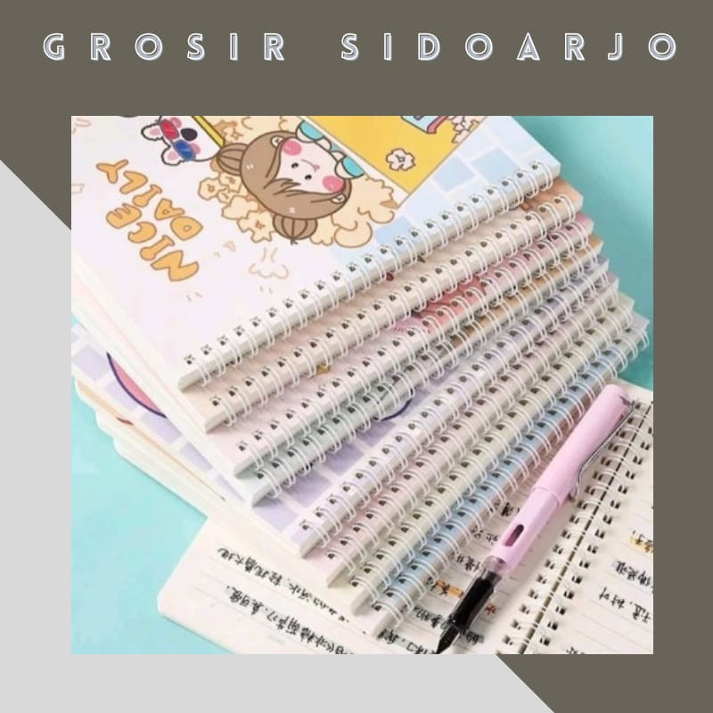 

Buku Tulis Garis A5 Notebook Ring Motif A5 Buku Tulis Sekolah Isi 60 Lembar NoteBook A5 Buku Ring A5 Buku Spiral