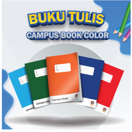 

Buku Tulis Suma BESAR - CAMPUS COLOR