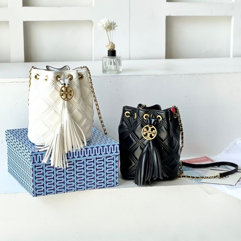 PROMO SALE Tas mini TB Tory B selempang hp handphone hitam putih serut