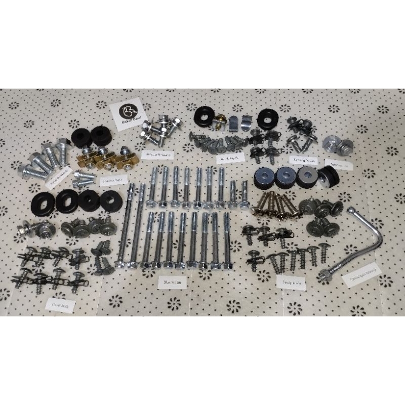 COD Baut Body Lengkap Yamaha Jupiter Z Burhan / Baut Body fullset YAMAHA Jupiter Z Burhan