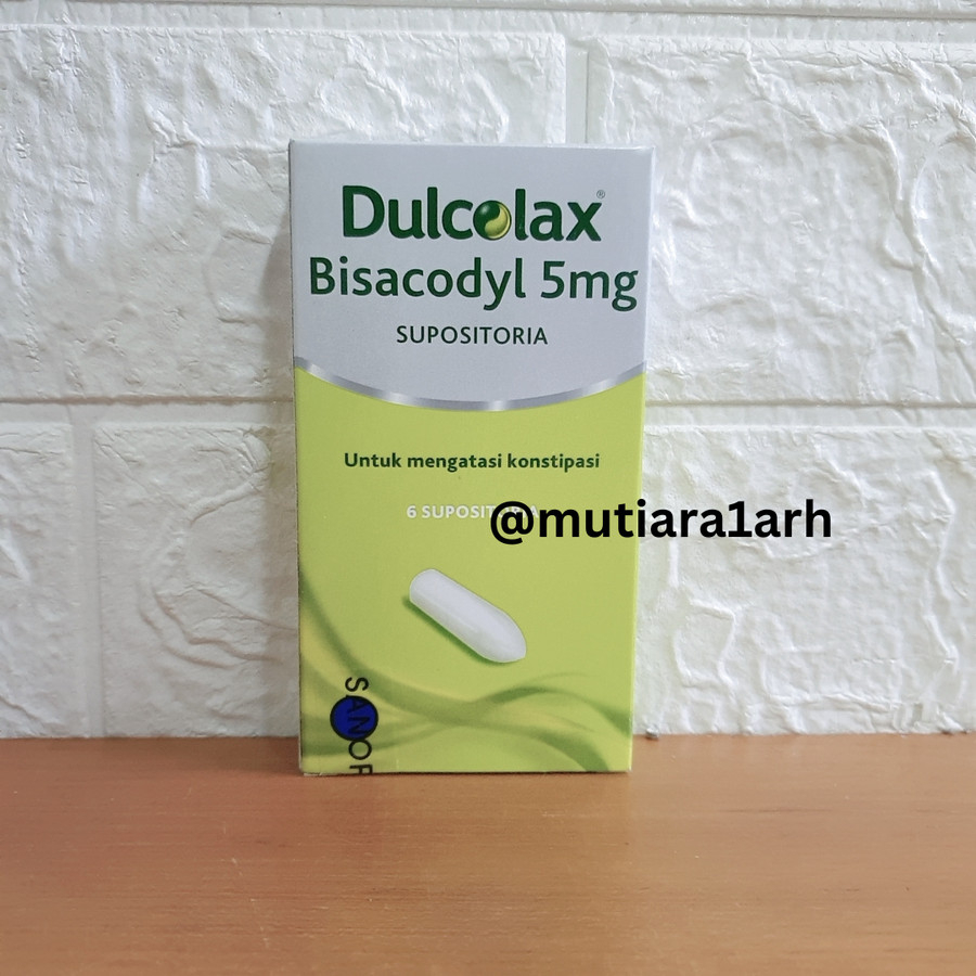 DULCOLAX ANAK 5 MG BOX 6 SUPPOS