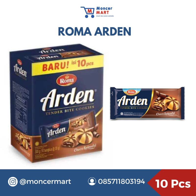 

Roma Arden Tender Bite Cookies Isi 10 Pcs/Box