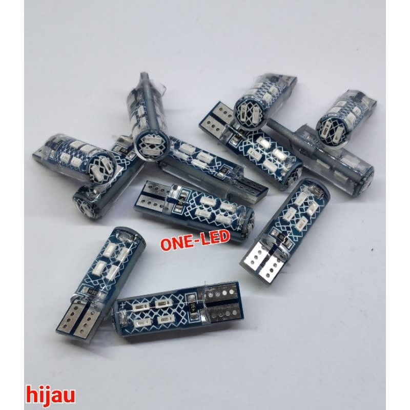 LAMPU SENJA T10 jelly 10led 12volt diem super terang