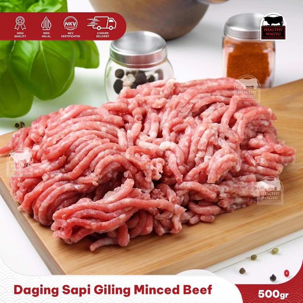 

Daging Sapi Giling Minced Beef Meat 500gr Healthy Wagyu