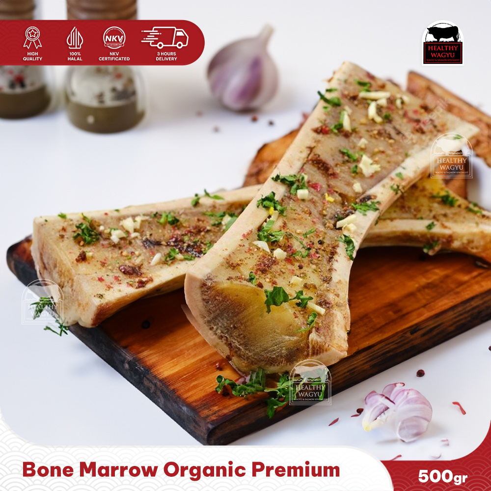 

Beef Bone Marrow Organic Tulang Sumsum Belah Panjang Healthy Wagyu