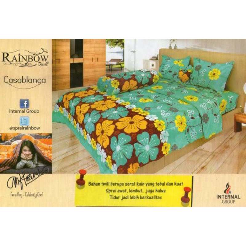 Sprei Rainbow 180x200| Internal