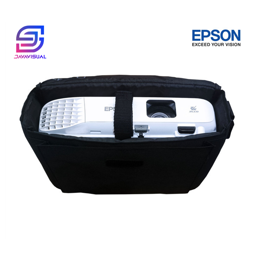 Tas Proyektor Bag Epson Original EB-W06 W51 X51 X500 X06 Projector Case Suitcase ORI EPSON Selempang