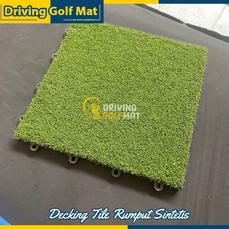 Decking tile rumput sintetis / alas rumput sintetis / flooring rumput sintetis