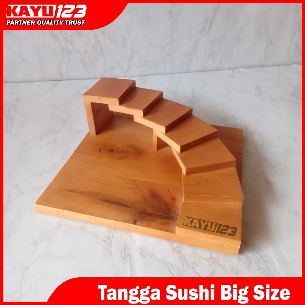 Tangga Kayu Sushi Rak Sushi Kayu Nampan Sushi big size