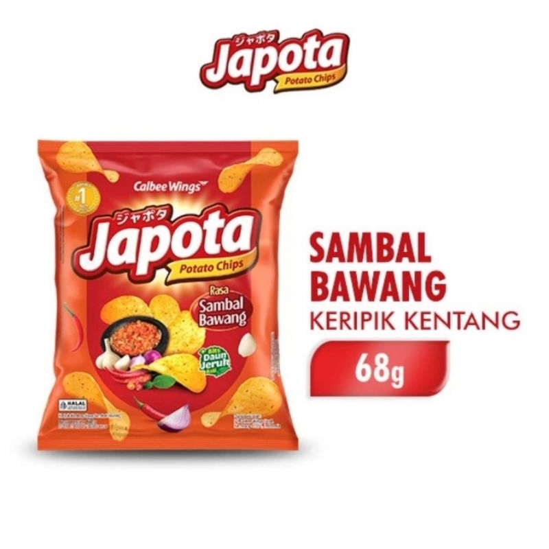 

Japota Keripik Kentang Umami Sambal Bawang 68 Gr