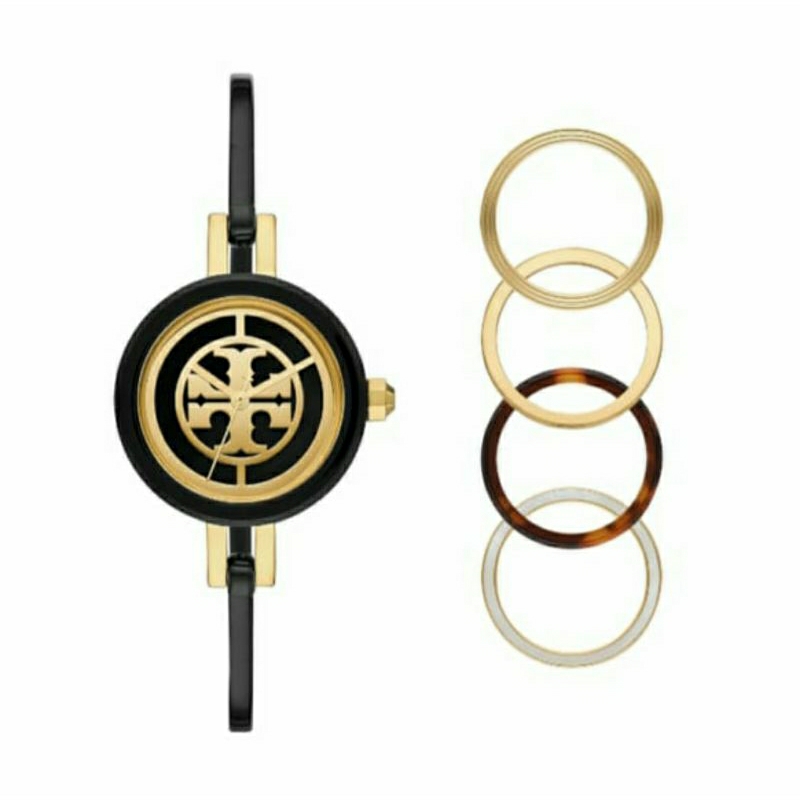 Jam Tangan Wanita Tory Burch TBW 4049 Reva Bangle Original 28mm Fullset Sesuai Foto
