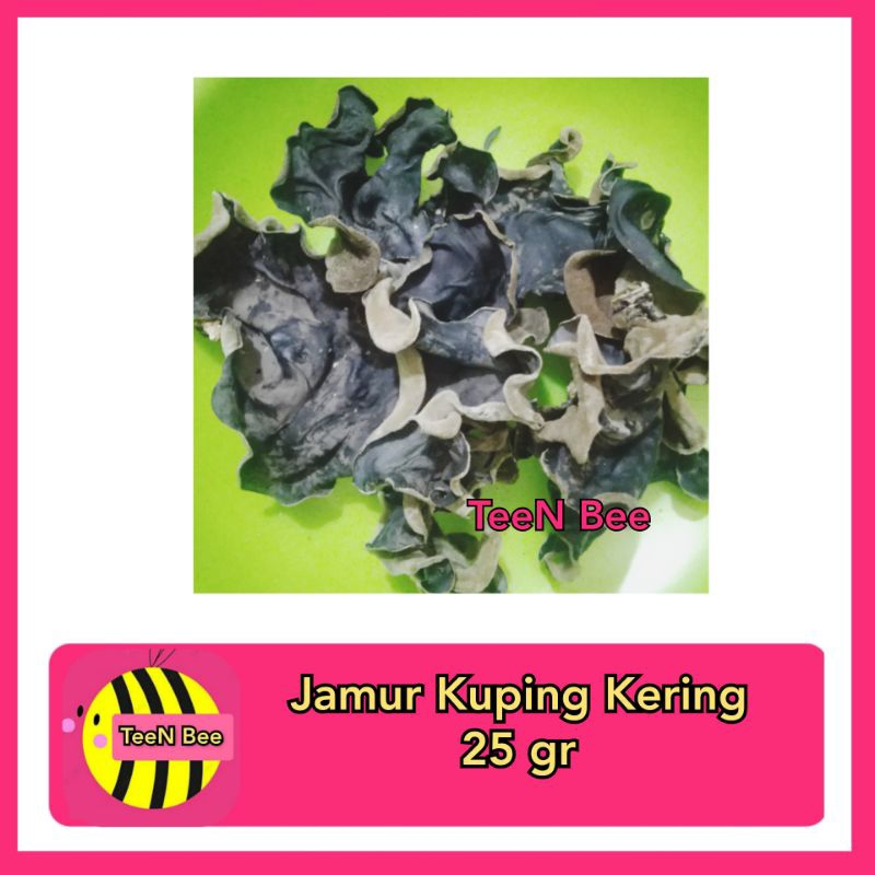 

Jamur Kuping Kering 25gr