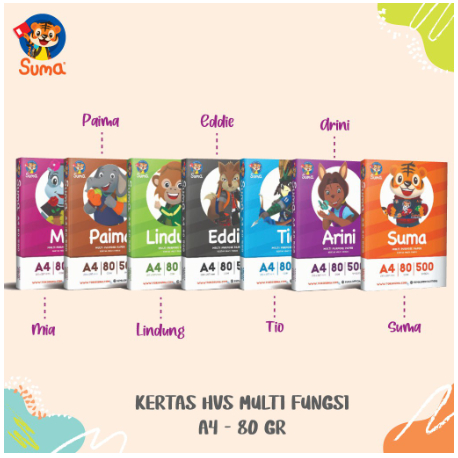 

SUMA Kertas Print A4 HVS 80 gr