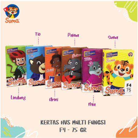 

SUMA Kertas Print F4 HVS 75 gr