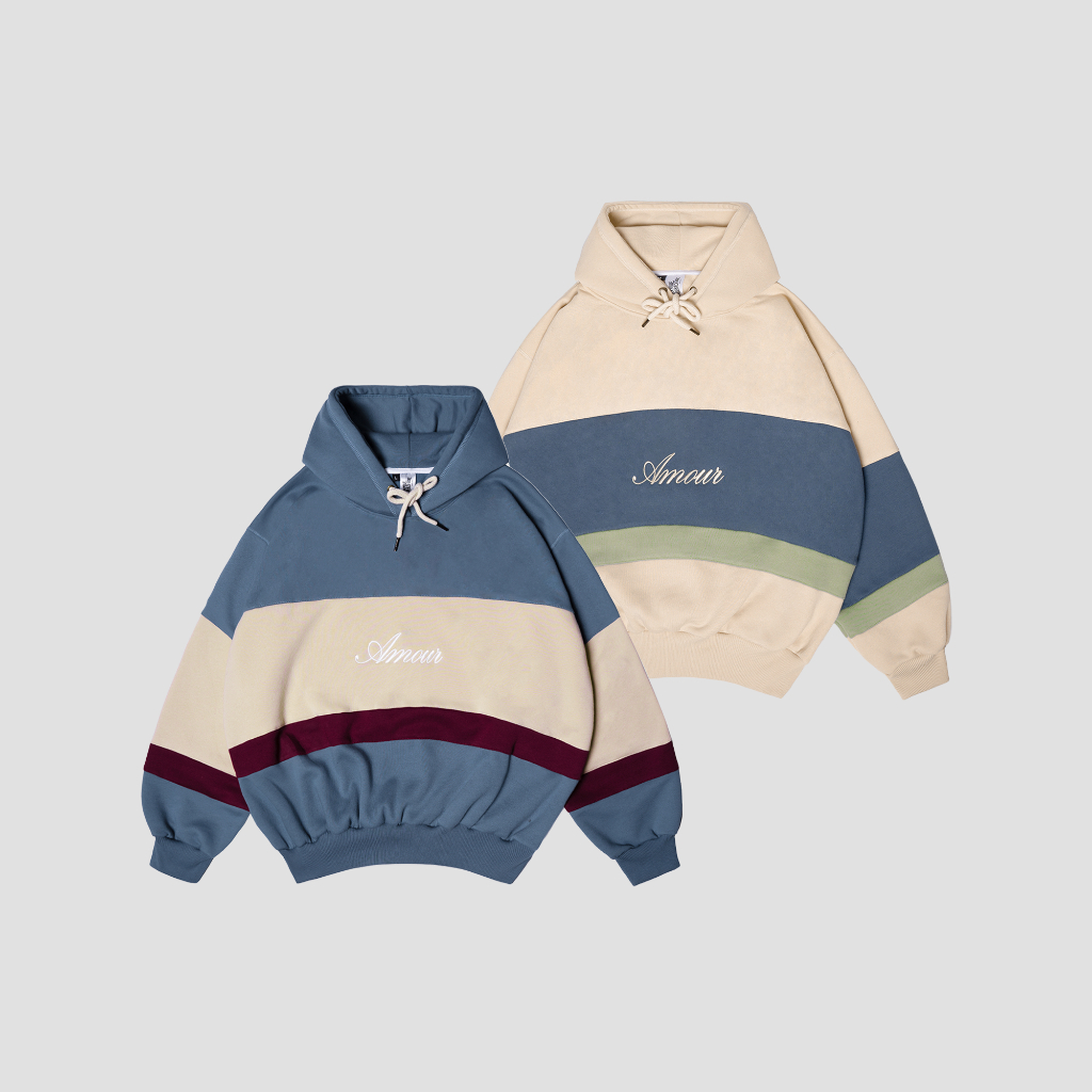 Exhale Ballon Hoodie Amour Embroidery