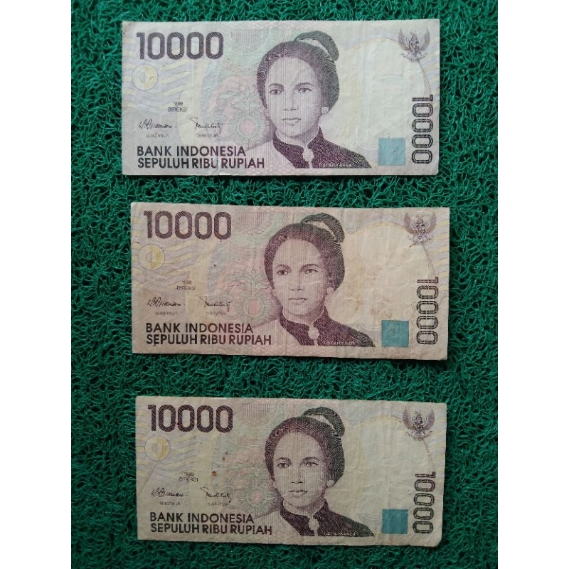 Uang/Kuno/Indonesia/Pecahan/10k/Tjut/Njak/Dhien/Tahun/1998/Mahar/Nikah/Pajangan/Koleksi.
