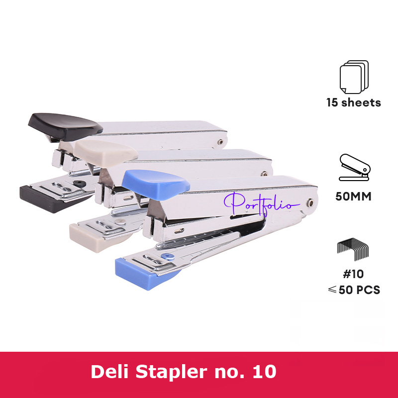 

Stapler DELI Staples nomer 10 Hekter ukuran 10 stapler HD 10