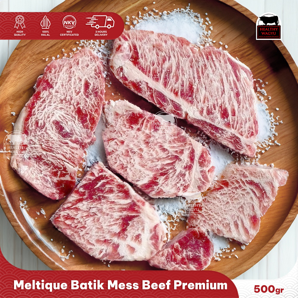 

Wagyu Batik / Wagyu Mess Kualitas terbaik 500 Gram Healthy Wagyu