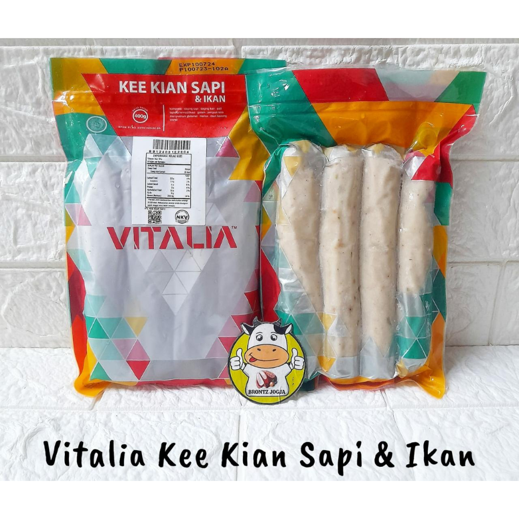 

VITALIA KEE KIAN SAPI DAN IKAN 400GR ISI 4 - FROZEN FOOD - BRONTZ JOGJA