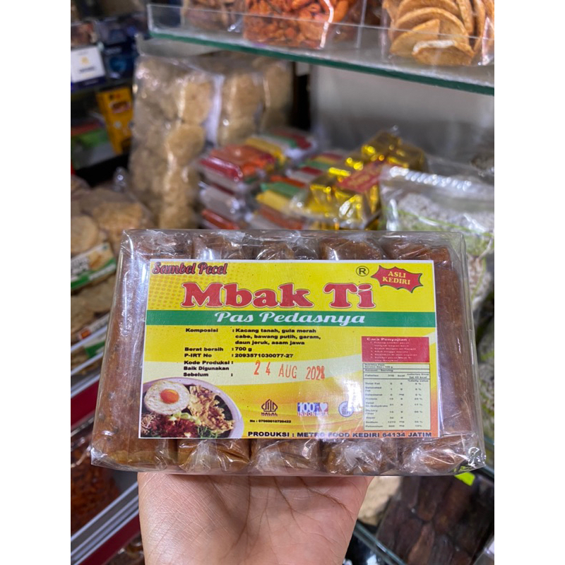 

SAMBEL PECEL MBAK TI 700GR KHAS KEDIRI SAMBEL PECEL ENAK ASLI KEDIRI