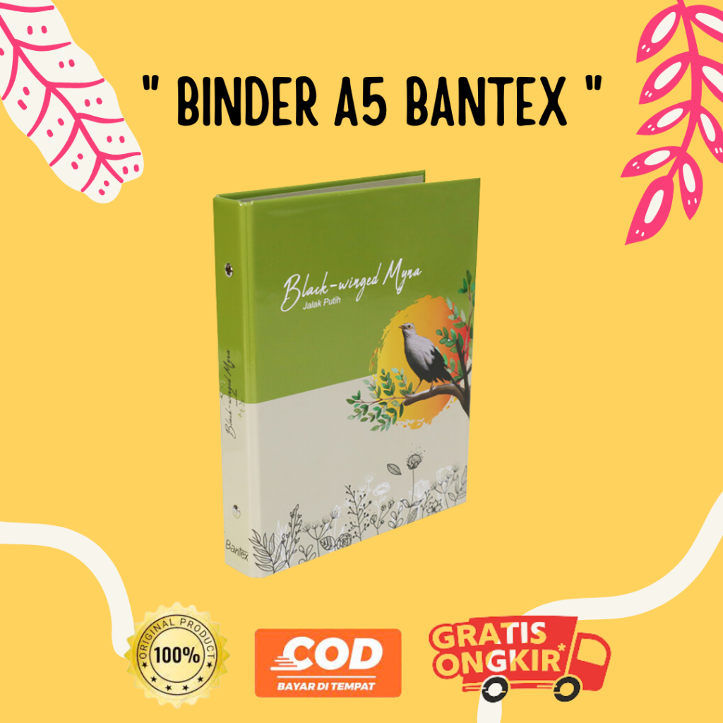 

MAP BINDER BANTEX 132937 A5 BINDER BANTEX 20 RING MURAH