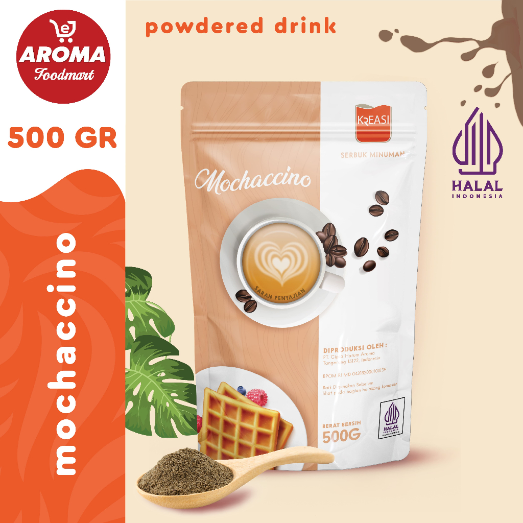 

Kreasi Bubuk Mochaccino 500gr / Serbuk Kopi Mocha Mochaccino Powder