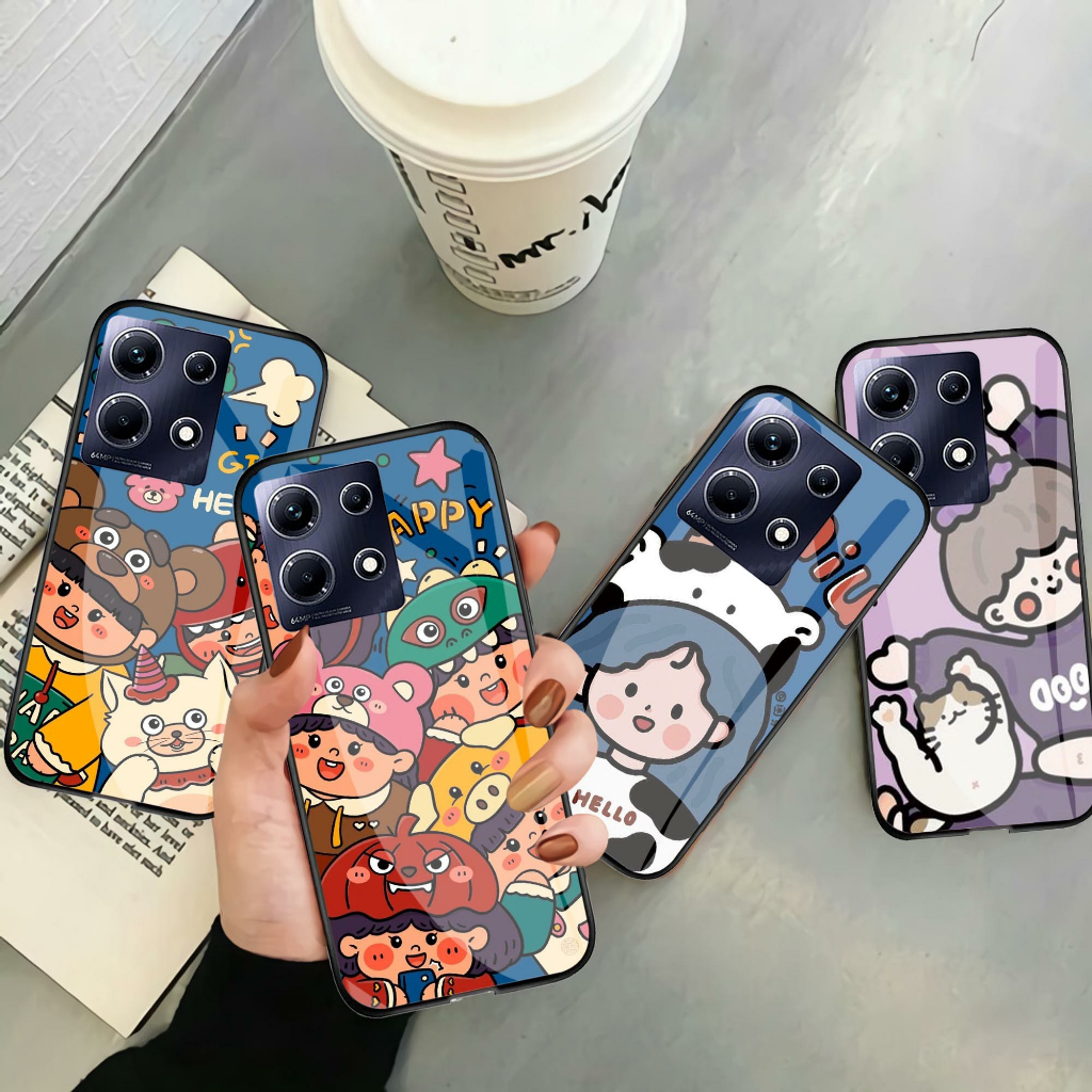 (U 269) Softcase Kaca Infinix Note 30 Note 8 Note 10 Note 11 pro Infinix Note 30 Note 8 Note 10 Note