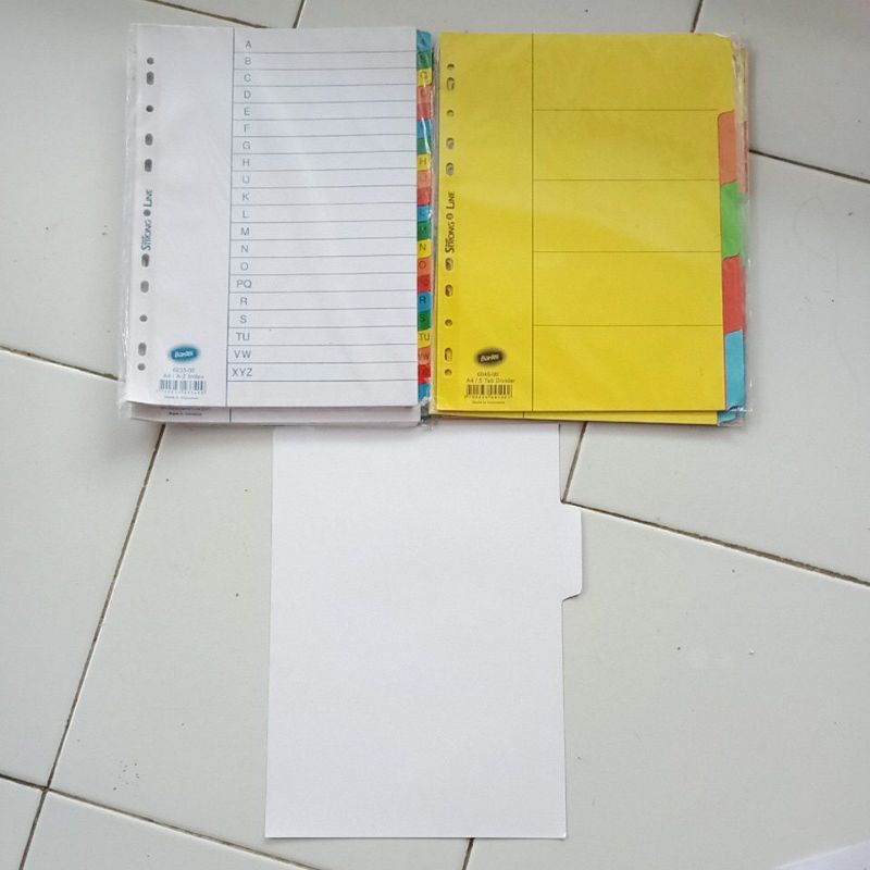 

DIVIDER BANTEX/BINDER BANTEX/PEMBATAS FILE