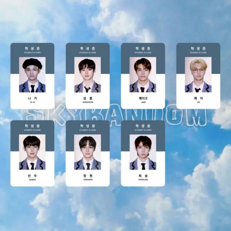 ENHYPEN PHOTOCARD 2021 SEASON GREETINGS - ID CARD ENHYPEN